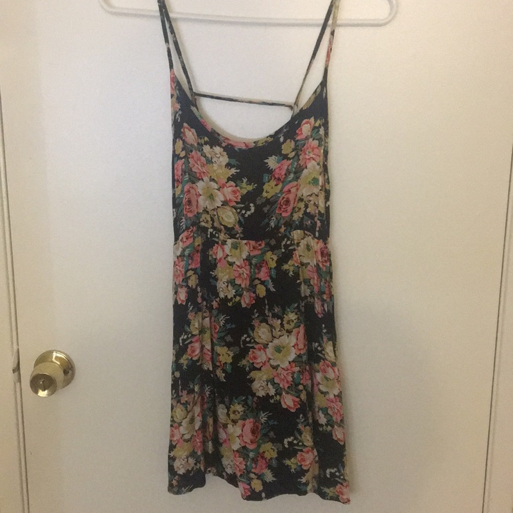 Small black floral dress